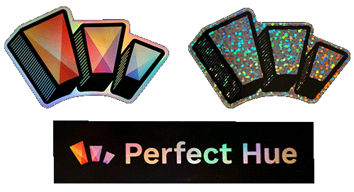 Perfect Hue glitter and holographic sticker pack